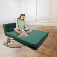 70 x 190 cm Sillón Cama Plegable, Sofá Cama Plegable con Espuma de Memoria y Almohada, Colchón de Suelo para Yoga, Oficina, Salón, Futon Sofá Cama Portada Lavable Unos, Gris Claro - details 34
