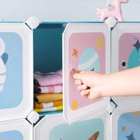 Organizador Modular para Niños 15 Cubos de Plástico para Ropa, Zapatos, Juguetes 153 x 31 x 153 cm - details 4