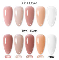 Esmalte de Uñas Semi-transparente Clou Beaute en Gel Jelly Pink Nude Amber Para Manicura Permanente Translucente Todo para Uñas - details 1