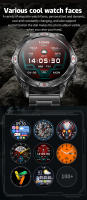 Reloj inteligente Deportivo De Alta Calidad,Pantalla AMOLED de 1,43 Pulgadas,Trae Tu Propia Linterna LED De Luz Fuerte,107+Modo Deportivo,Lmpermeabilización De Llamadas,Asistente De Salud,Reloj inteligente Con Brújula GPS Al Aire Libre,Para Android e Ios - details 11
