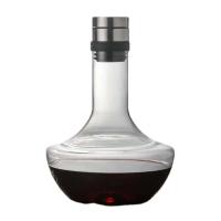 Botella grande súper clásica con tapón rápido, 1000ml, hecha a mano, cristal, vino tinto, separador de brandy, bar en casa, botella de vino, tarro - details 1