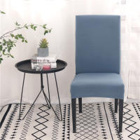 Cubierta de Silla de Spandex Ajustable Colores Sólidos para Comedores y Cocinas - details 8