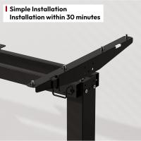 Escritorio de Oficina Elevable Motoriado 110 x 60 cm Diseño Ergonómico y Moderno con Soporte y Ventilador Fácil Instalación - details 28