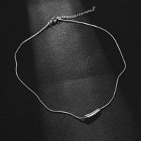 Serpiente hueso collar mujer calle alta dulce cool multiplo titanio acero adorno clavícula cadena - details 1