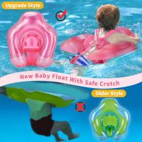 Anillo De Natación Antideslizante Para Fiestas Anillo De Natación Infantil Hinchable De PVC Ecológico Con Toldo Para El Sol - details 8