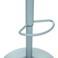 Juego de 2 taburetes de bar regulables en altura, color blanco, D 45 x H 103 cm - details 13