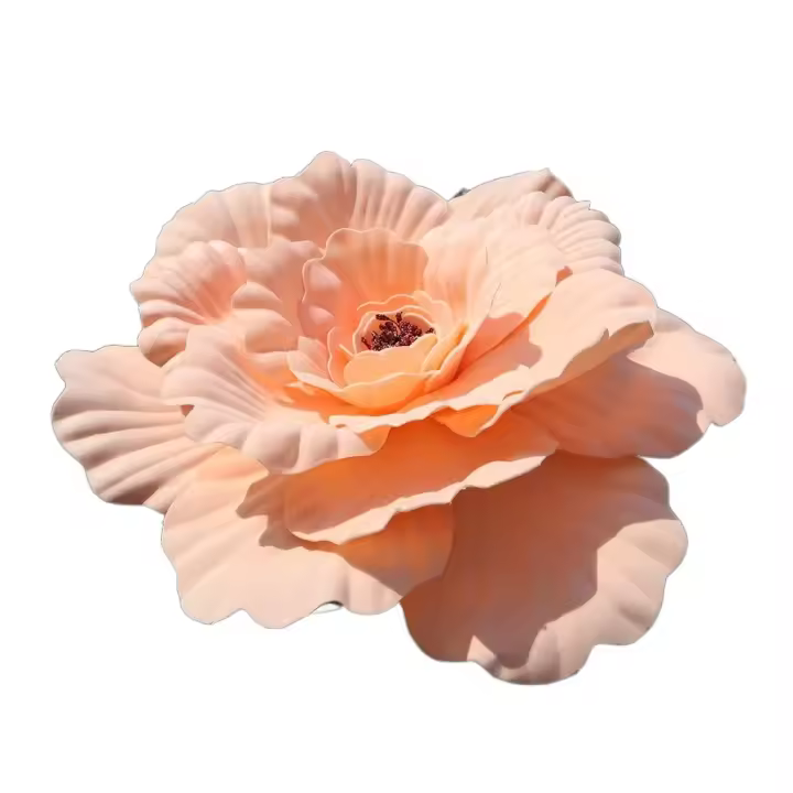 Peonía Artificial gigante de PE, accesorios para fotos, escaparate de ventana, flores falsas, decoración de pared de fondo, simulación de flor de peonía, 50cm - 1