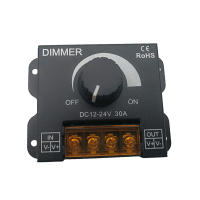 Interruptor de atenuación LED, regulador de voltaje ajustable para tira de luces LED, lámpara de atenuación, 30A, 360W, 12V, 24V de CC - details 3