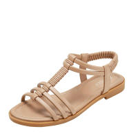 Sandalia 870-24 sandalias romanas 2025 verano nuevos zapatos de playa de viaje cómodos planos huecos - details 2