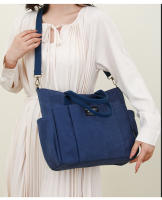 Toth de gran capacidad multibolsillo de mano bolsa de lona simple de ocio estudiante hombro cross-body clase bolsa de ordenador - details 16