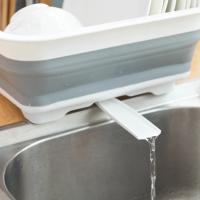 Estante de secado de platos plegable, estantes de almacenamiento, escurridor de platos portátil, campistas de cocina, remolque de viaje, ahorro de espacio - details 3