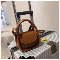 Diseñador de Moda Mini Bolso Negro Marrón Bolso de Hombro de Cuero con Tapones - details 30