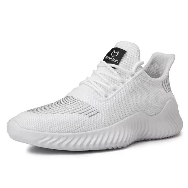 Zapatos para caminar para hombre, zapatillas transpirables a la moda, con cordones, suaves, para deportes al aire libre, informales - 1