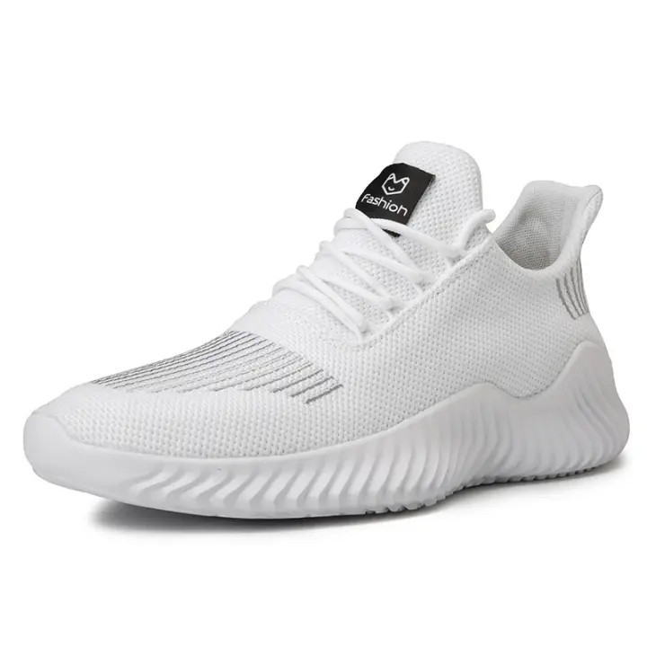 Zapatos para caminar para hombre, zapatillas transpirables a la moda, con cordones, suaves, para deportes al aire libre, informales - 1