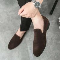 Zapatos de vestir antideslizantes de cuero de fibra ultrafina para hombre Zapatos esmerilados Taras Grandes 38-46 botón cerrado otoño - details 5