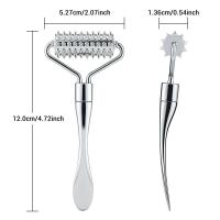 Rodillo de Cara de Piedra de Masaje de Acero Inoxidable Herramienta de Cuidado de la Piel de Belleza para Mejorar el Cuello Herramienta de Cuidado de la Piel Facial - details 7