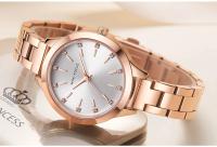Reloj de mujer – Reloj de pulsera de cuarzo resistente al agua de acero inoxidable con detalles de cristal Reloj elegante minimalista para damas - details 17