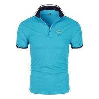 Camiseta de manga corta para hombre, camiseta de verano de media manga, camisa POLO con solapa bordada, camiseta informal - details 6