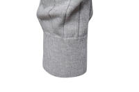 Suéter de manga larga con cuello en V para hombre, chaqueta de punto acanalada de color en contraste de moda - details 23