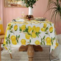 1 ud./mantel impermeable y resistente al aceite, serie de frutas de limón adecuado para mesas de comedor, decoración del hogar para banquetes - details 4