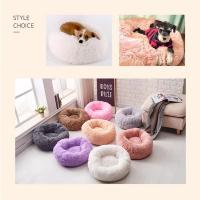 Camas redondas de felpa larga para mascotas, colchón para perros y gatos, nido para dormir, sofá, cama para mascotas - details 17