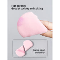 Puff Triangular de terciopelo para herramienta de maquillaje de ojos faciales, Mini esponja reutilizable y lavable, accesorio de belleza, 5 uds. - details 4