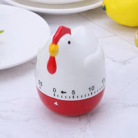 Temporizador Visual para niños, reloj Visual para cocinar huevos, manguera de reloj de arena en forma de pollo, adorable imán para hornear - details 6
