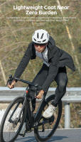 WEST BIKING-abrigo de ciclismo a prueba de viento para hombre y mujer, Jersey deportivo ligero con sombrero oculto, impermeable y reflectante, primavera y otoño - details 6