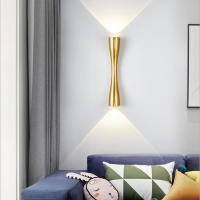 Lámpara de pared LED moderna impermeable, lámpara de mesita de noche minimalista, interior y exterior, cuerno largo, IP65, pasillo de hotel - details 0