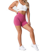 Pantalones Cortos Deportivos para Mujer Nvgtn Seamless Pro Spandex Respirables con Elástico para Fitness y Correr Normales Productos de Marca NVGTN - details 9