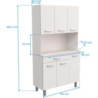 Puertas Color Blanco y Roble Acacia o Kronberg 101x185 cm - details 5