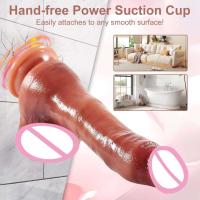 Vibrador Suave Calentable Control Remoto Inalámbrico Diseño Realista Telescópico - details 5