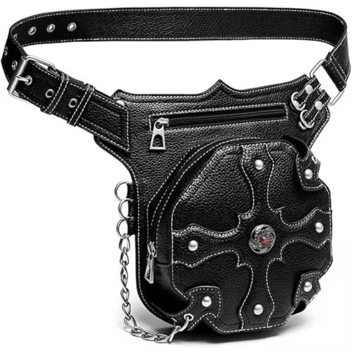 Riñonera Verde Steampunk Cintura Bolsa - 1