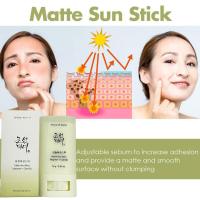 Protector solar en barra mate SPF50 + crema protectora UV antioxidante control de aceite crema solar refrescante cosmético coreano 18g - details 4