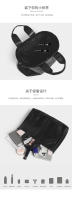 Bolso de mano unisex portátil, nuevo bolso, bolso de hombro para computadora de gran capacidad, bolso mensajero premium. - details 4