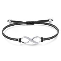 Pulseras de Plata de Ley 925 con Circonia Cúbica 3A para Mujer, Pulsera de Cuerda Hecha a Mano, Regalos Originales ajustables, 16 + 3cm - details 0