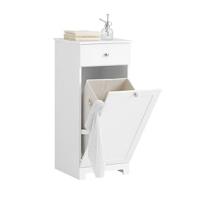 BZR17-W Mueble Columna de baño, Armario Alto baño,161 x 40 x 35 cm,ES (Blanco) - details 10