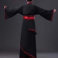 Trajes de escenario para hombres chinos, traje Hanfu, traje de Cosplay antiguo, vestido antiguo de danza folclórica, traje antiguo de la dinastía Tang - details 5