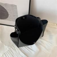 Bolso de hombro sencillo para mujer, bolsa de mano Retro de gran capacidad, de cuero Pu, Color sólido, 2025 - details 6