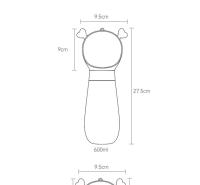Taza de agua saliente para perro, botella de agua portátil, taza de acompañamiento para caminar, suministros de agua potable para mascotas, comedero para gatos, tazón para perros - details 15