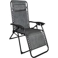 Pack de 2 Sillas de Playa Plegables Respalda Reclinable, 7 Posiciones, Convertibles en Tumbona, Tamaño 47x49x82 cm, de Aluminio y Textileno, con Cojín Acolchado y Asas de Mano para Transportar, Estructura Plegable, Máx. 110 kg - details 3