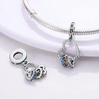 Dijes de plata de ley 925 para pulseras y collares, colgantes para bolso, cuentas, bonitos dijes de tortuga y gato, joyería para mujer - details 1