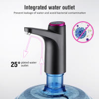 Galao-bomba de agua eléctrica para botella, de 19 litros dispensador automático, pulverizador con grifo, recargable por USB - details 4