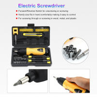 Mini Conjunto de Herramientas Eléctricas Sin Cable con 36pcs Tornillos Herramienta de Taladro Eléctrico con Interruptor Bidireccional Mini Taladro Eléctrico - details 2