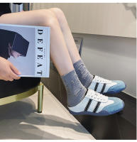 Dexun zapatos media zapatillas nuevo feo lindo medio arrastre zapatos deportivos planos casuales de gran tamaño zapatos de las mujeres 41-43 - details 10