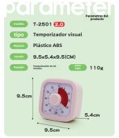 Mini Portátil Fácil De Transportar Muy Adecuado Para Los Niños Gestor De Tiempo Visual Temporizador Visual. - details 9