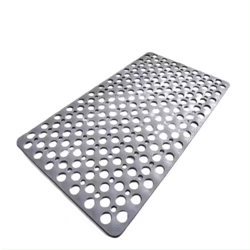 Alfombra de Ducha Antibacteriana Antideslizante de TPE 75x43cm Alfombra de Baño Antimoho Lavable - 1