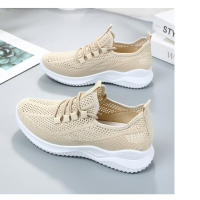 Zapatillas de running ligeras de malla con suela blanda para mujer, zapatillas deportivas informales huecas y transpirables - details 29