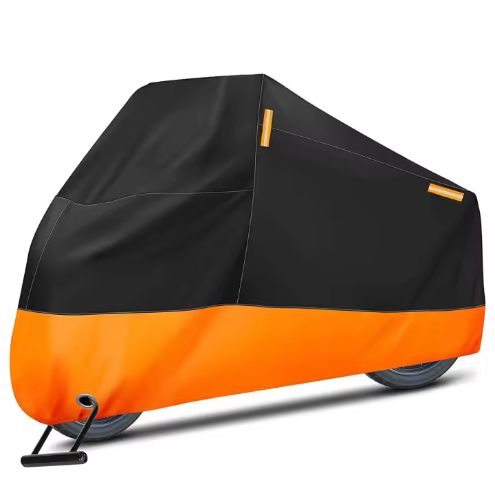 Funda Moto Impermeable Cubierta Exterior e Interior de Poliéster 210D para Motocicleta/Scambler/Trail/Cross/Enduro XL 245x105x125 cm - 1