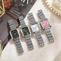 Nuevo Reloj informal con banda de acero para mujer, esfera cuadrada, reloj de pulsera de cuarzo para estudiante - details 5